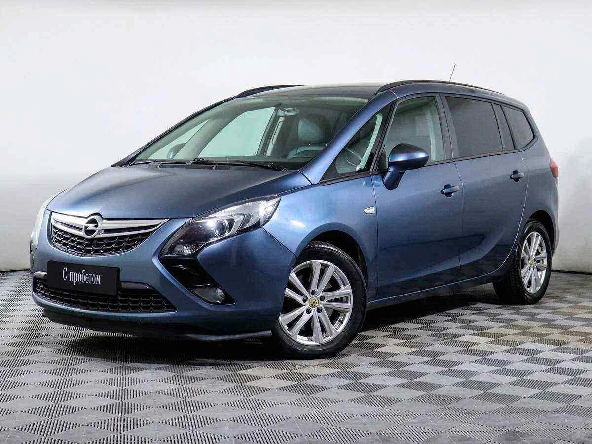 Opel Zafira, Голубой, 2013, Автоматическая, 165 л.с., цена от 854 100 руб.