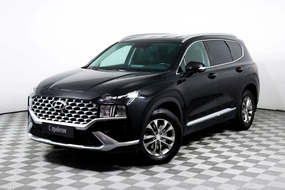 HYUNDAI SANTA FE, Черный, 2021, Робот, 199 л.с., цена от 2 048 000 руб.