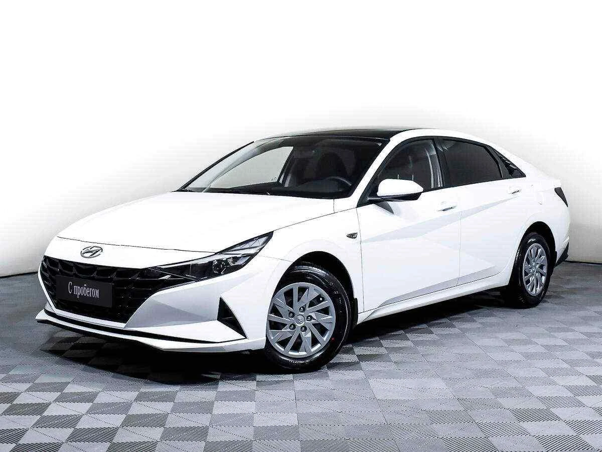 Hyundai Elantra, Белый, 2021, Автоматическая, 128 л.с., цена от 1 679 000 руб.