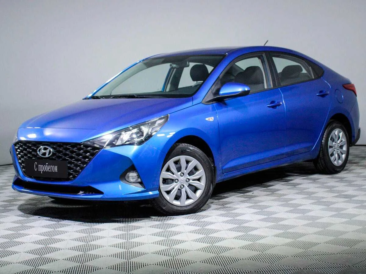 HYUNDAI SOLARIS, Синий, 2020, Автоматическая, 123 л.с., цена от 1 040 000 руб.