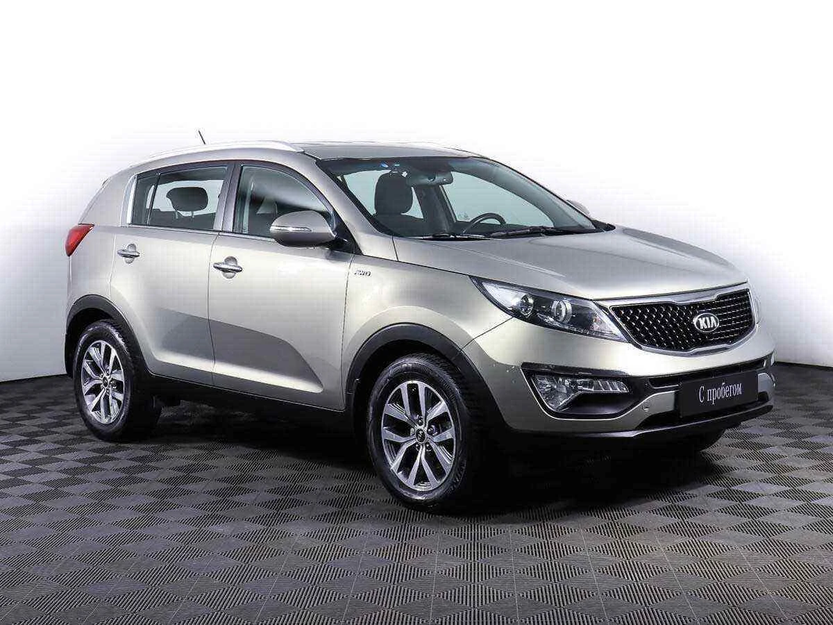 KIA Sportage, Серебряный, 2015, Автоматическая, 150 л.с., цена от 1 100 000 руб.