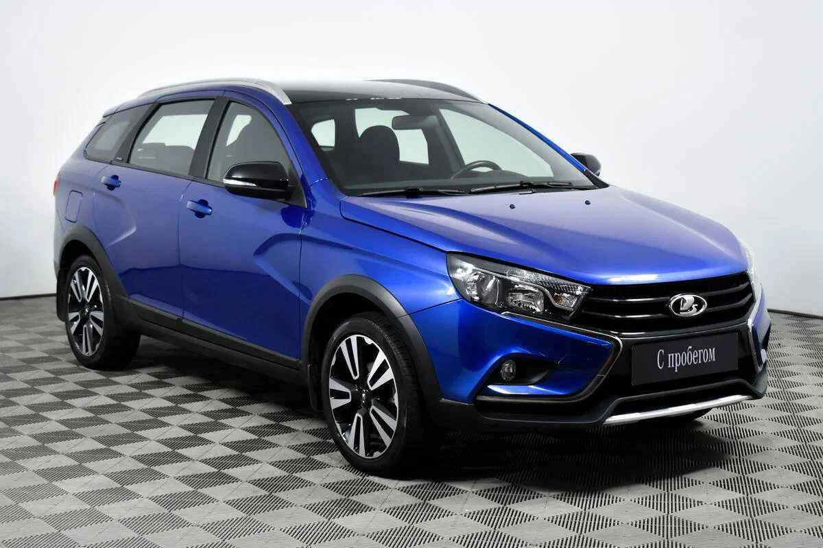 LADA Vesta SW Cross, Синий, 2021, Вариатор, 113 л.с., цена от 939 000 руб.