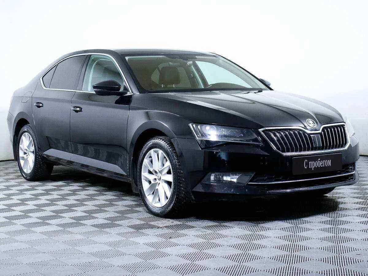 Skoda Superb, Черный, 2018, Робот, 150 л.с., цена от 1 460 000 руб.