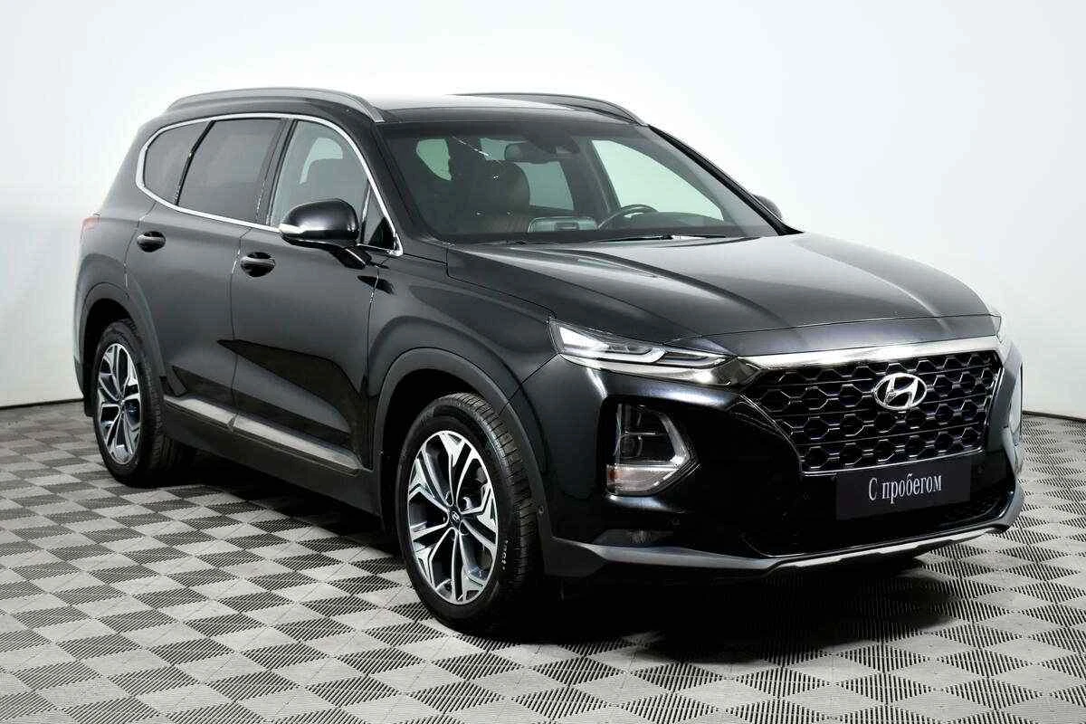 Hyundai Santa Fe, Черный, 2018, Автоматическая, 200 л.с., цена от 2 227 000 руб.
