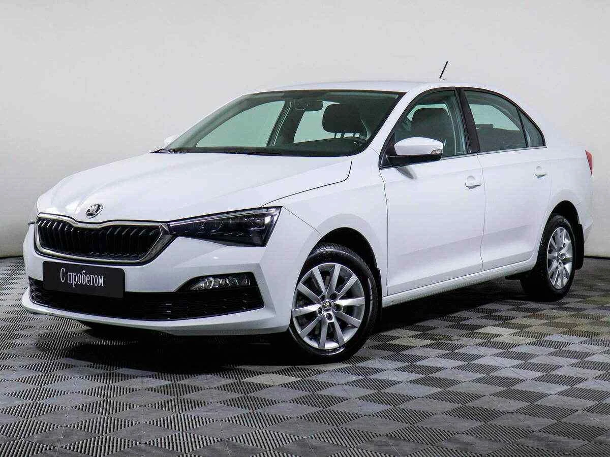 Skoda Rapid, Белый, 2021, Автоматическая, 110 л.с., цена от 1 165 000 руб.