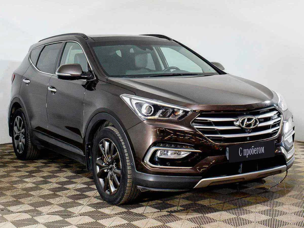 Hyundai Santa Fe, Коричневый, 2016, Автоматическая, 200 л.с., цена от 1 598 000 руб.