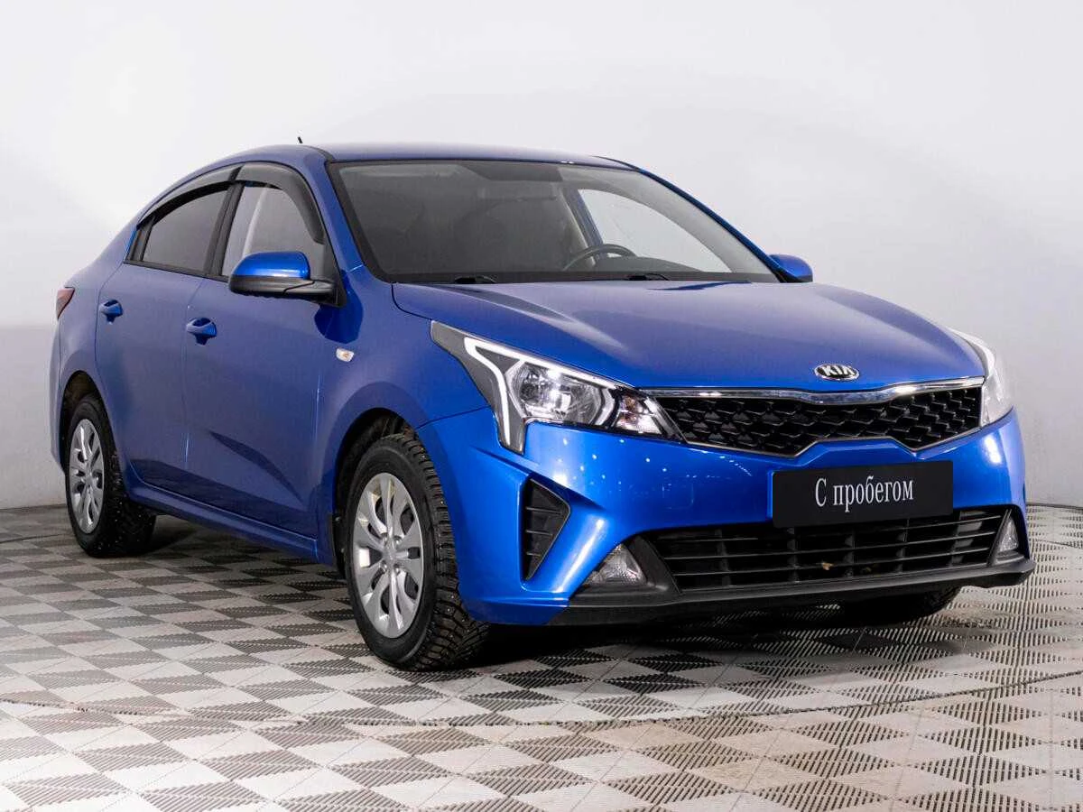 KIA RIO, Синий, 2020, Автоматическая, 123 л.с., цена от 1 040 000 руб.