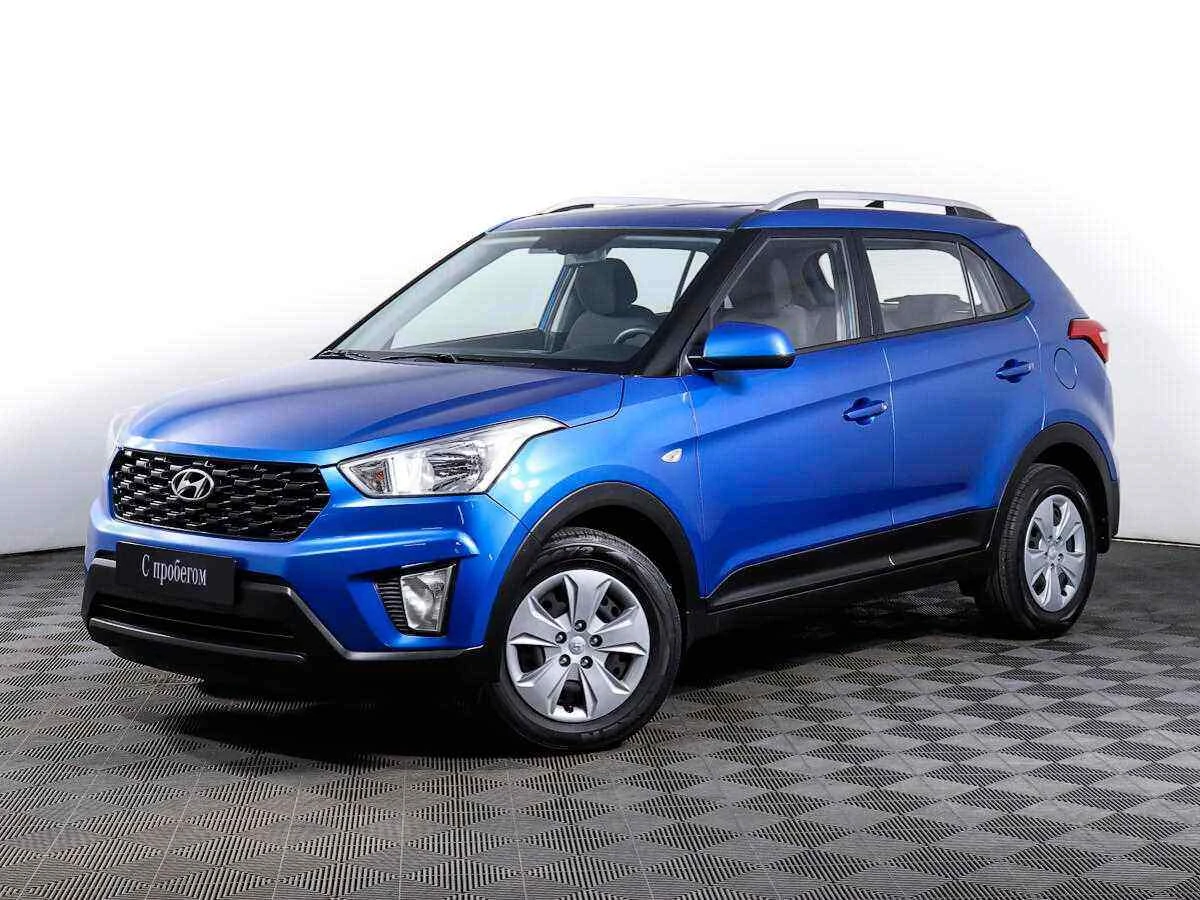 Hyundai Creta, Синий, 2021, Автоматическая, 123 л.с., цена от 1 399 000 руб.