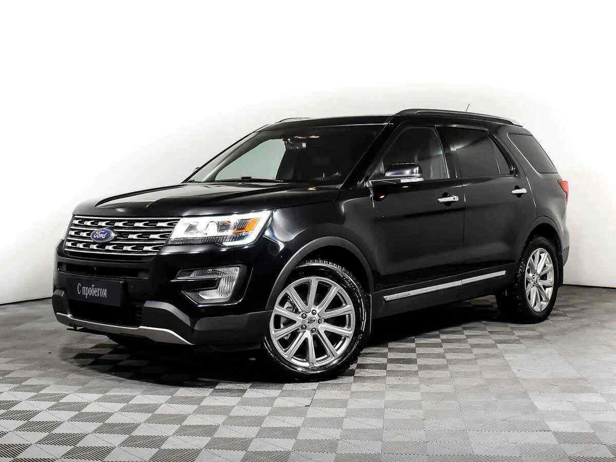 Ford Explorer, Черный, 2016, Автоматическая, 249 л.с., цена от 2 109 000 руб.