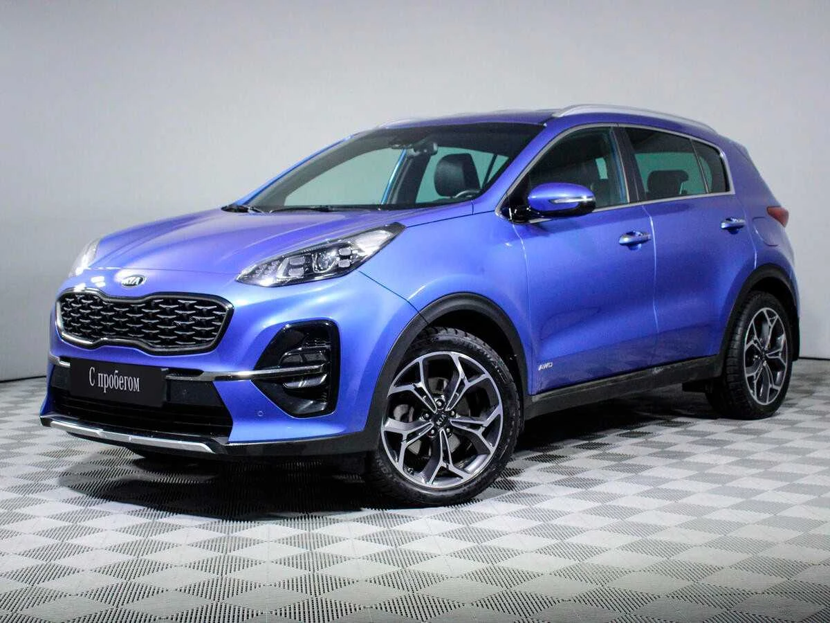 KIA SPORTAGE, Синий, 2018, Автоматическая, 184 л.с., цена от 1 584 000 руб.