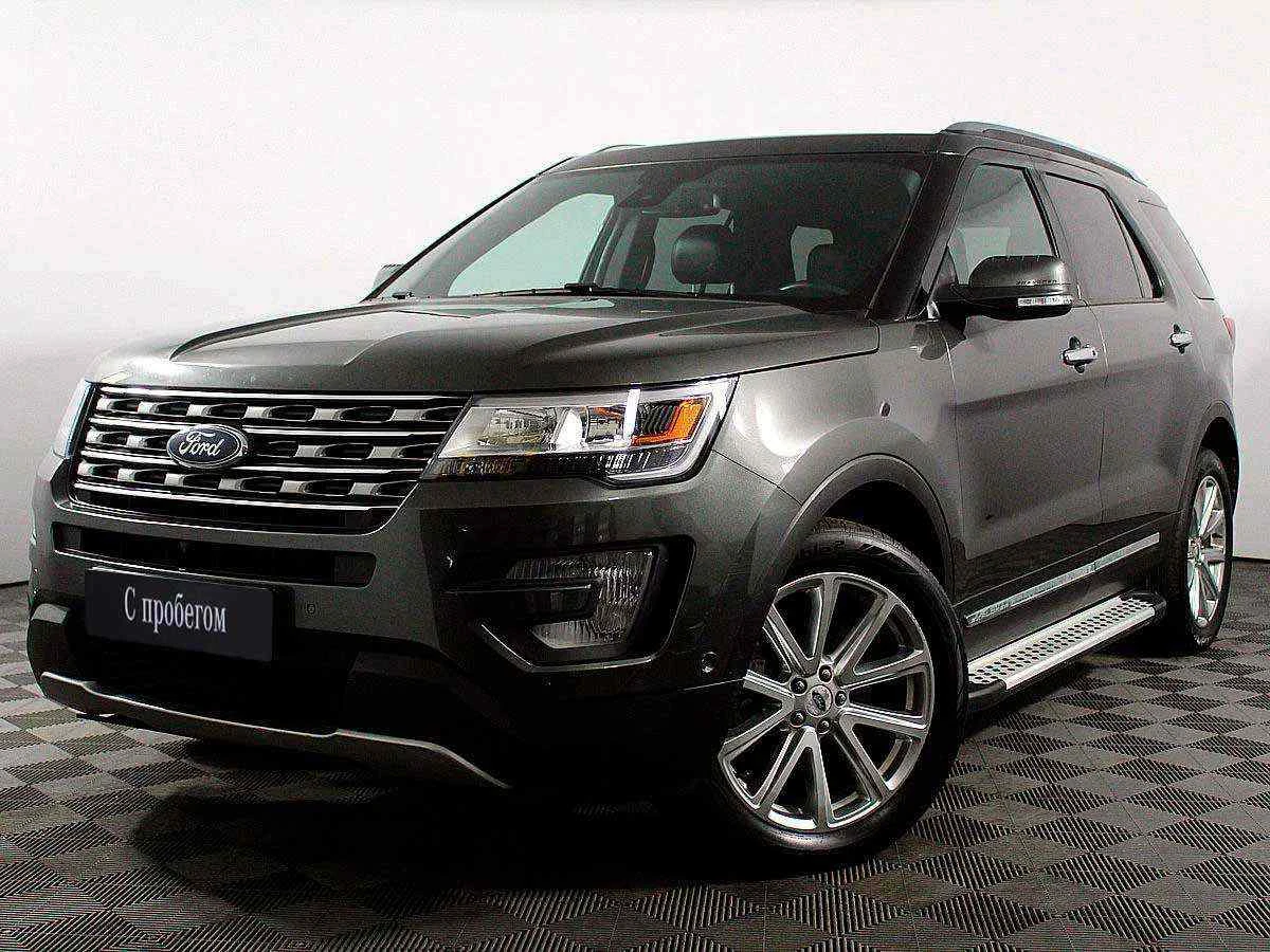 Ford Explorer, Серый, 2016, Автоматическая, 249 л.с., цена от 2 065 000 руб.