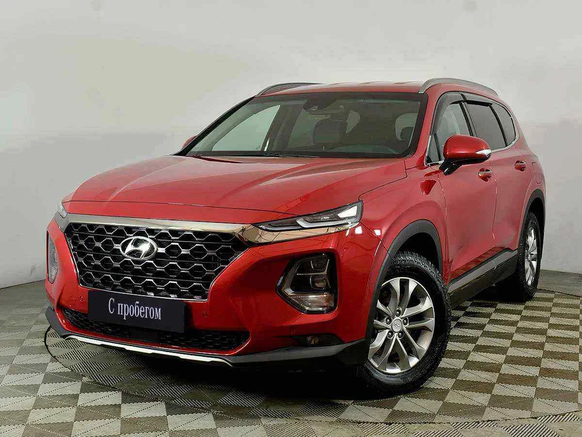 Hyundai Santa Fe, Красный, 2019, Автоматическая, 200 л.с., цена от 2 382 000 руб.