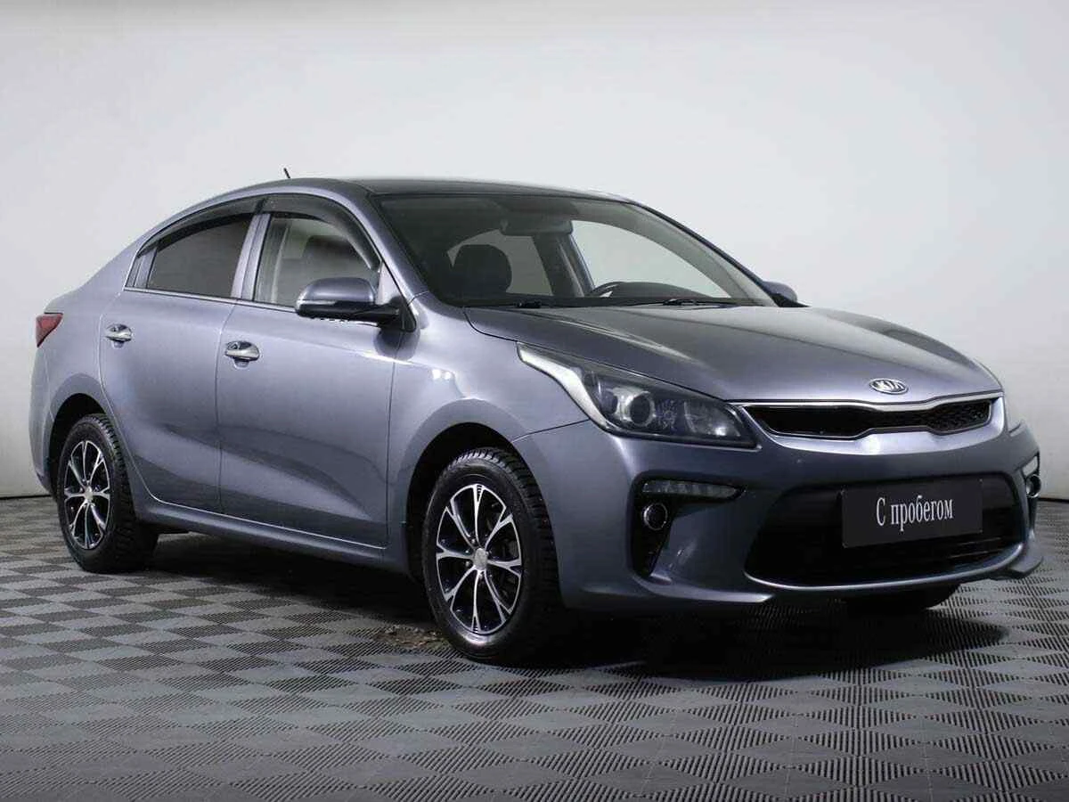 KIA Rio, Серый, 2018, Автоматическая, 123 л.с., цена от 845 000 руб.
