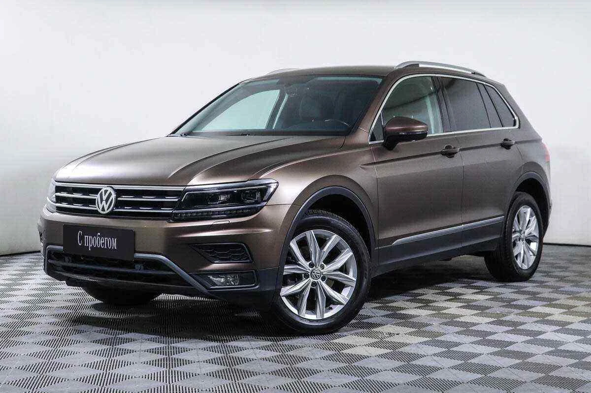 Volkswagen Tiguan, Коричневый, 2017, Робот, 150 л.с., цена от 1 251 000 руб.
