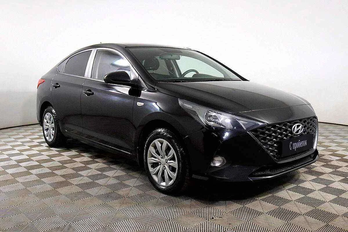 Hyundai Solaris, Черный, 2020, Автоматическая, 123 л.с., цена от 877 000 руб.