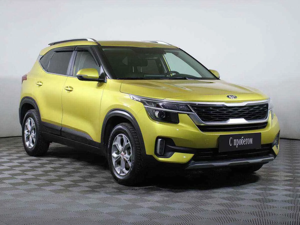 KIA Seltos, Желтый, 2020, Вариатор, 149 л.с., цена от 1 529 000 руб.