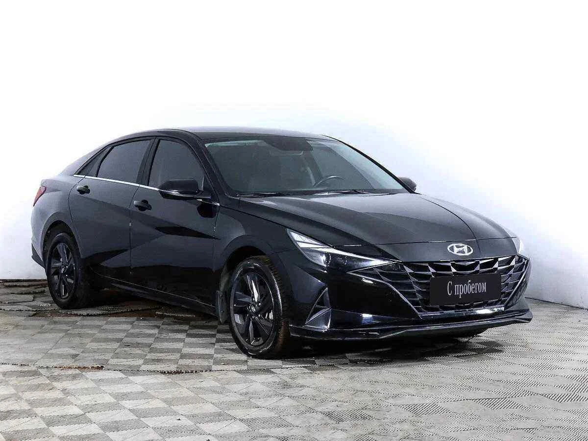 Hyundai Elantra, Черный, 2021, Автоматическая, 150 л.с., цена от 1 581 000 руб.