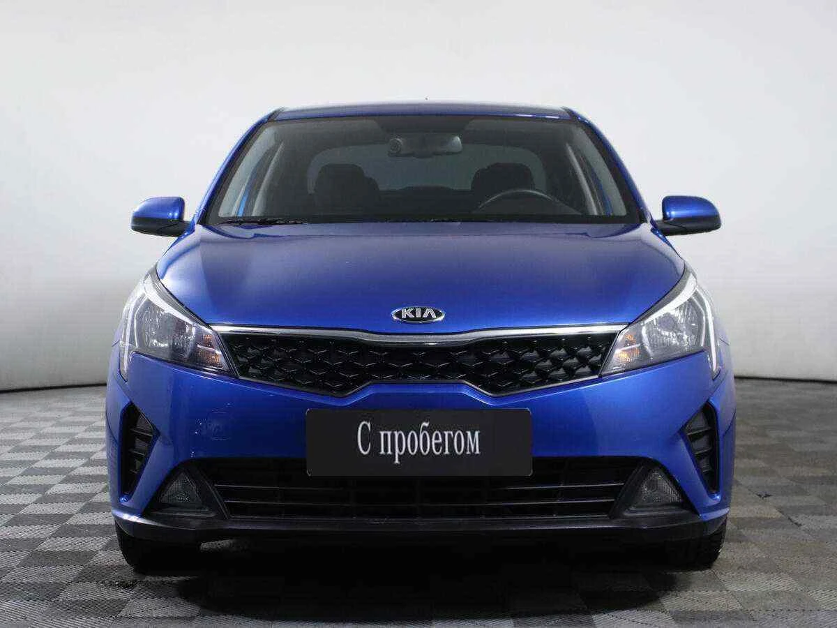 KIA Rio, Синий, 2019, Автоматическая, 123 л.с., цена от 877 000 руб.