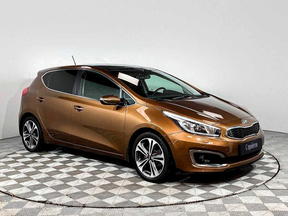 KIA CEED, Коричневый, 2016, Робот, 135 л.с., цена от 1 072 000 руб.