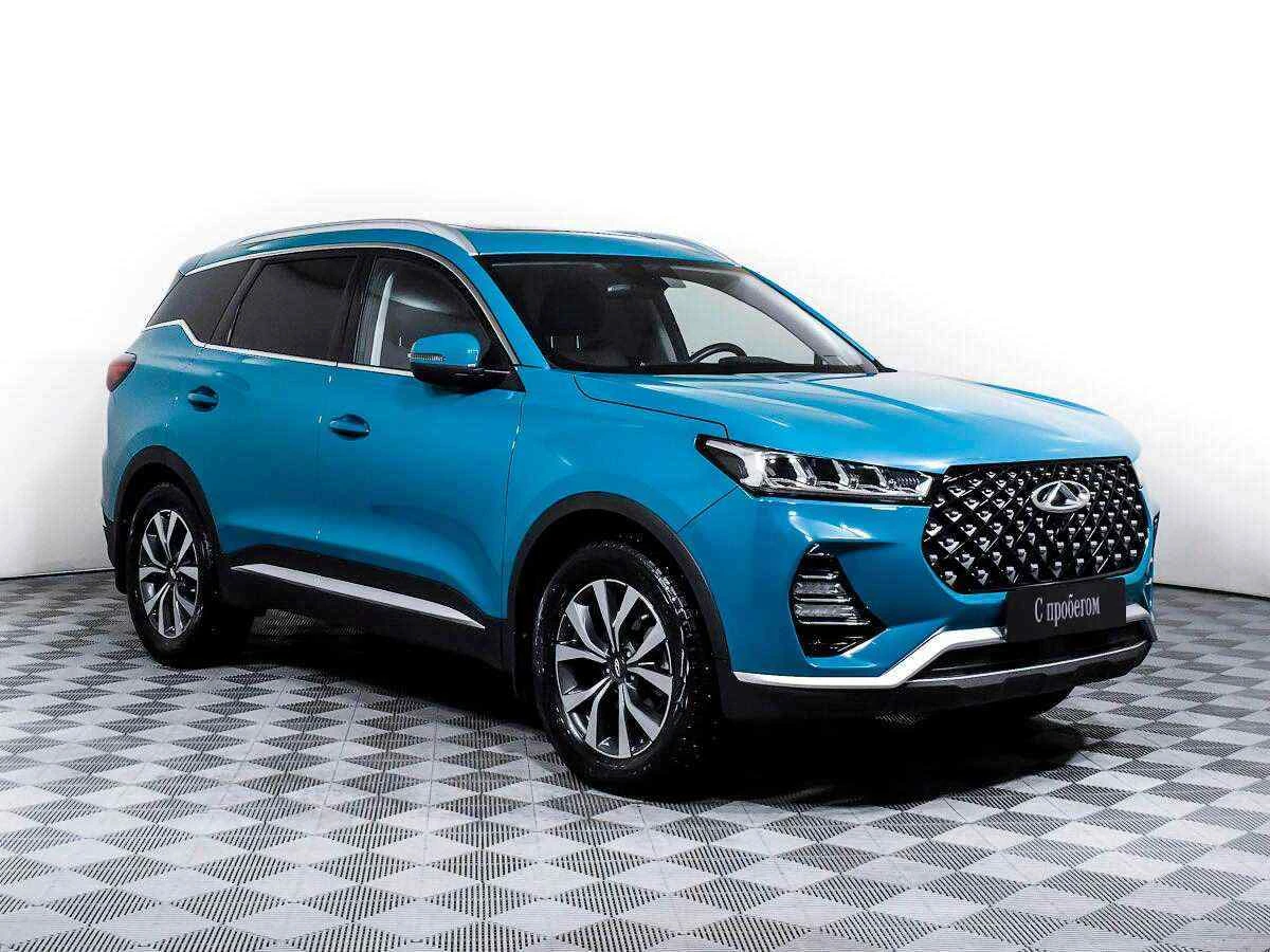 Chery Tiggo 7 Pro, Голубой, 2021, Вариатор, 147 л.с., цена от 1 529 000 руб.