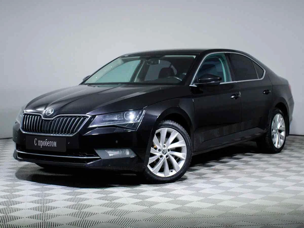 SKODA SUPERB, Черный, 2016, Робот, 280 л.с., цена от 1 452 800 руб.