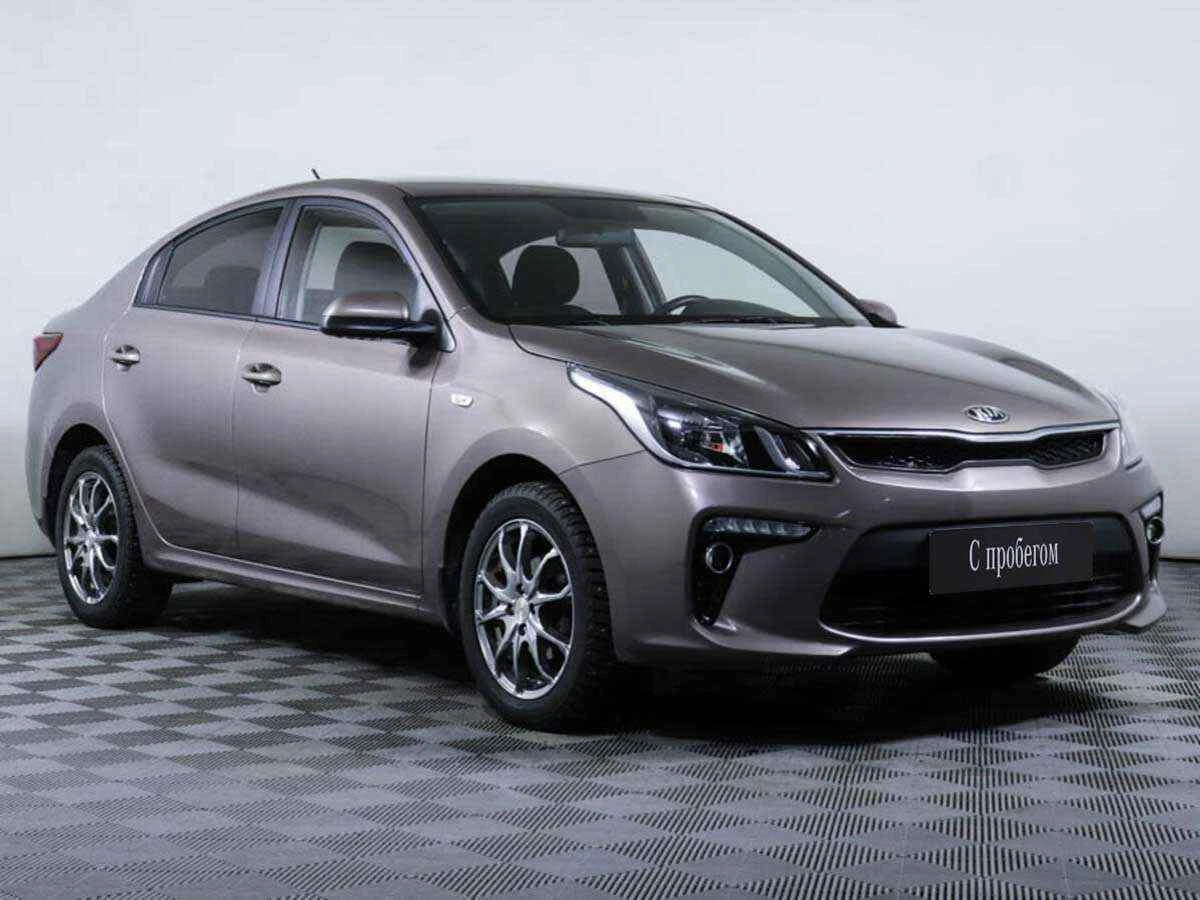 KIA Rio, Коричневый, 2019, Автоматическая, 123 л.с., цена от 1 115 000 руб.