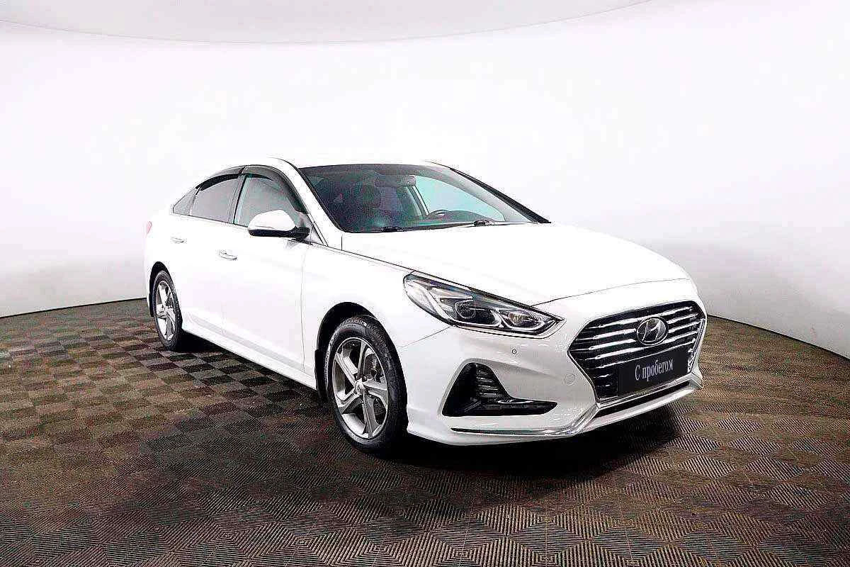 Hyundai Sonata, Белый, 2019, Автоматическая, 152 л.с., цена от 1 275 000 руб.