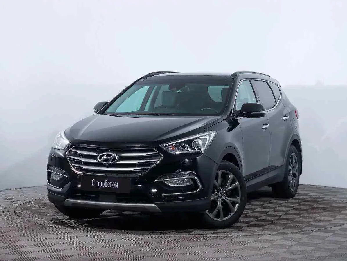 Hyundai Santa Fe, Черный, 2017, Автоматическая, 200 л.с., цена от 1 480 000 руб.