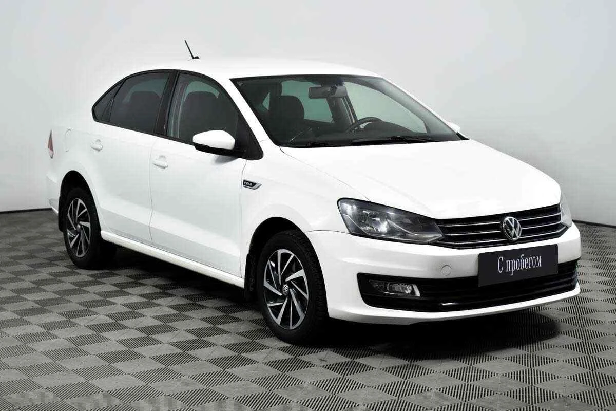 Volkswagen Polo, Белый, 2019, Автоматическая, 110 л.с., цена от 590 000 руб.
