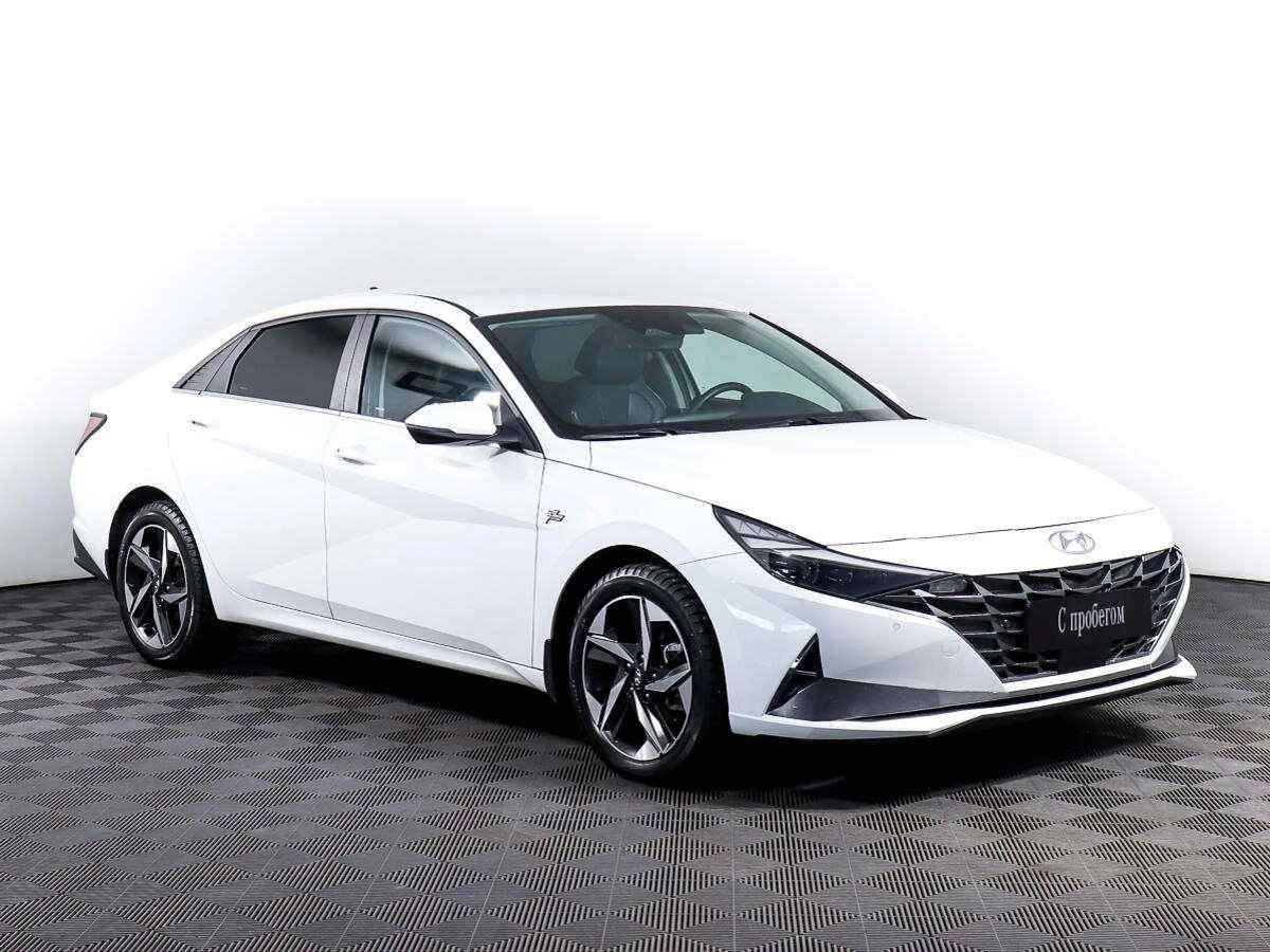 Hyundai Elantra, Белый, 2021, Автоматическая, 150 л.с., цена от 1 549 000 руб.