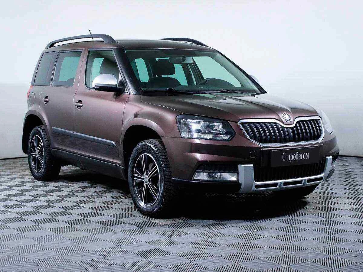 Skoda Yeti, Коричневый, 2017, Робот, 125 л.с., цена от 900 000 руб.