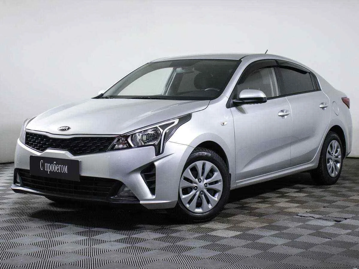 KIA Rio, Серебряный, 2021, Автоматическая, 123 л.с., цена от 1 119 000 руб.