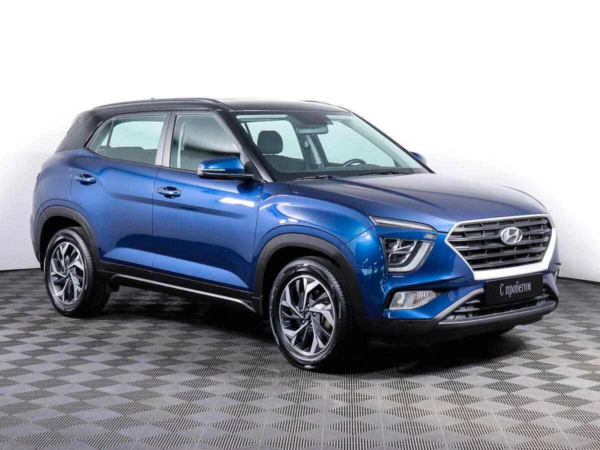 Hyundai Creta, Синий, 2021, Автоматическая, 150 л.с., цена от 1 389 000 руб.