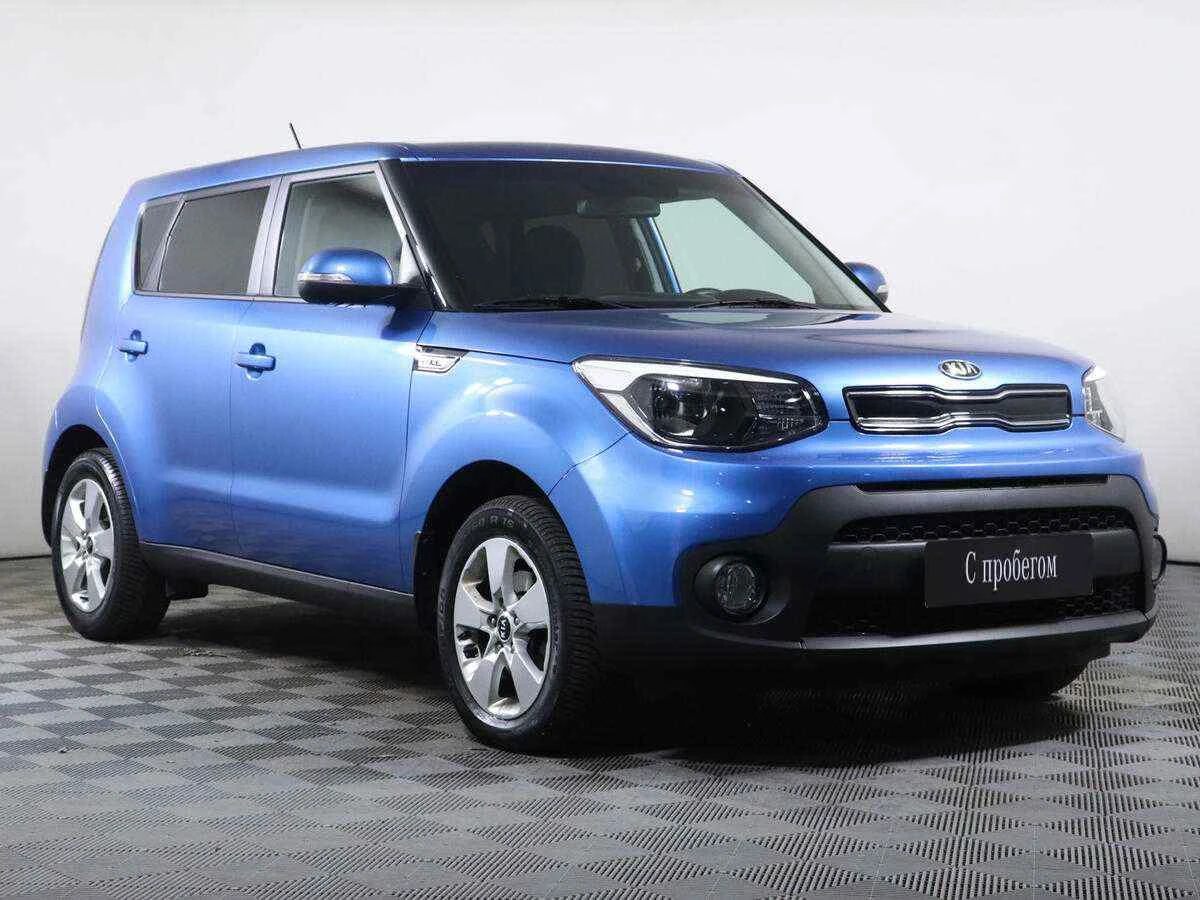 KIA Soul, Голубой, 2016, Автоматическая, 123 л.с., цена от 1 116 000 руб.