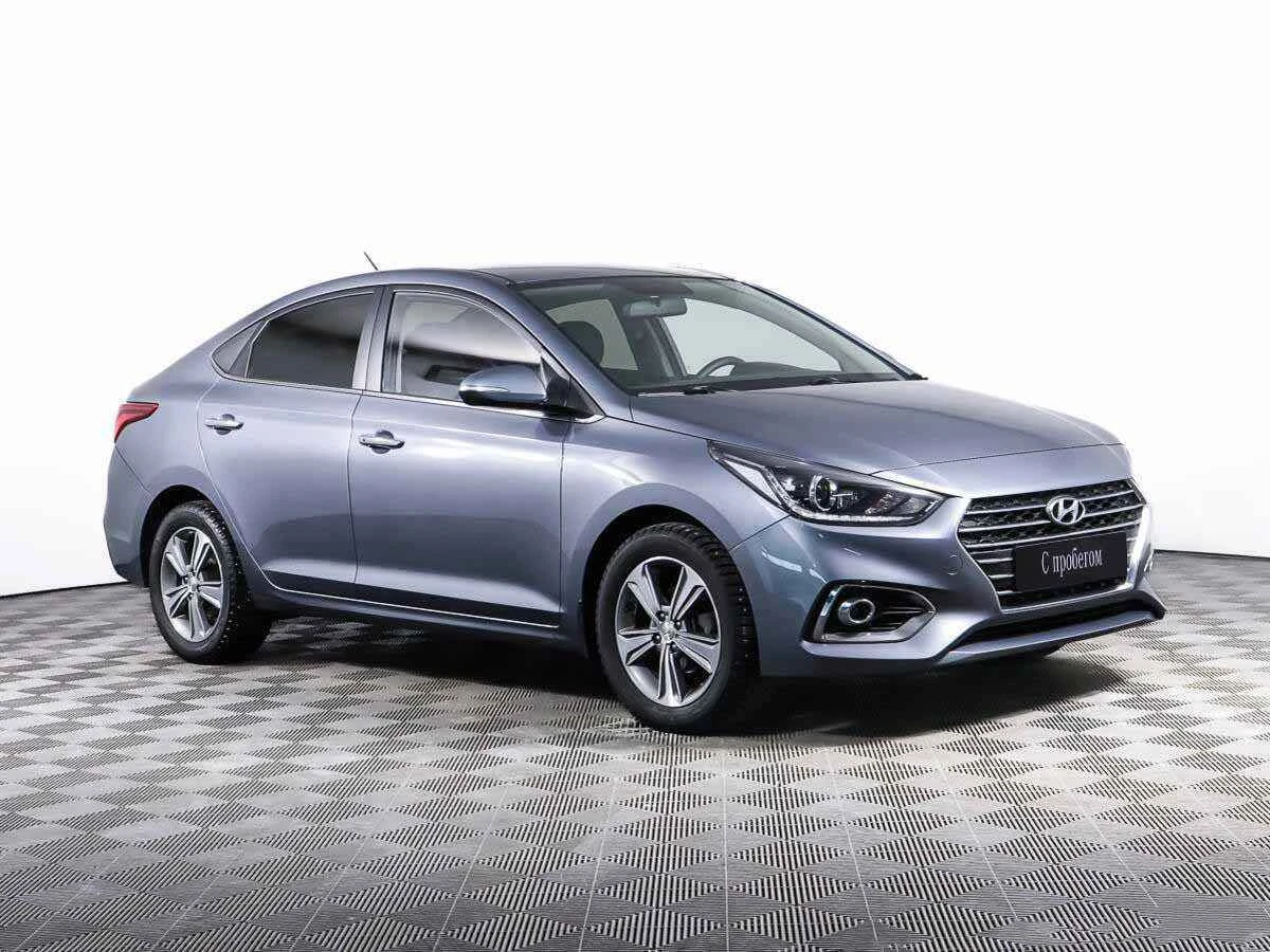 Hyundai Solaris, Серебряный, 2018, Автоматическая, 100 л.с., цена от 549 000 руб.