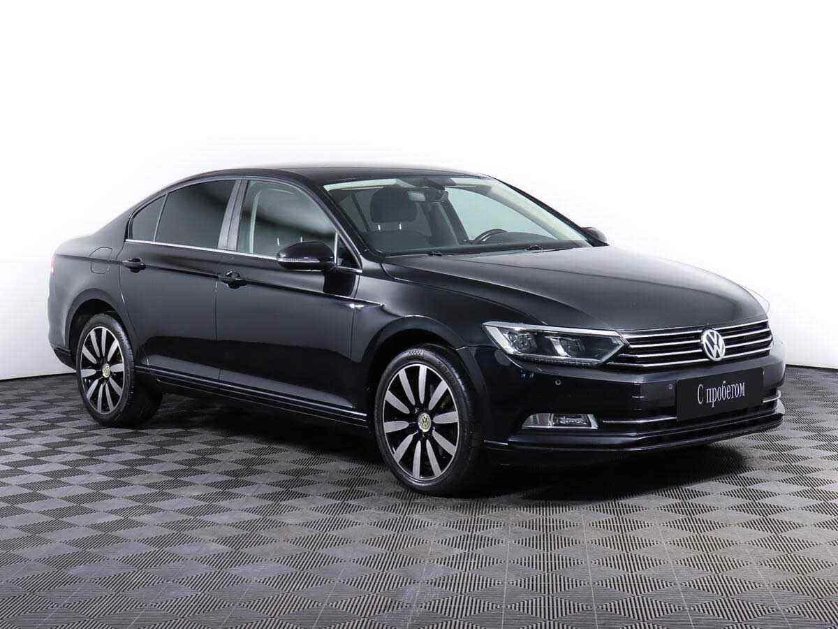 Volkswagen Passat, Черный, 2016, Робот, 150 л.с., цена от 1 150 000 руб.