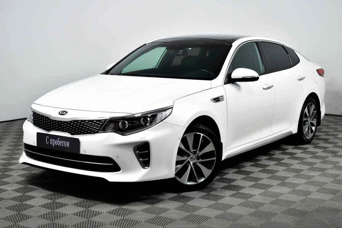 KIA Optima, Белый, 2017, Автоматическая, 188 л.с., цена от 1 440 000 руб.