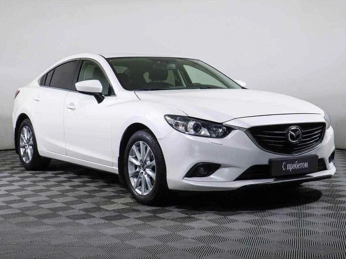 Mazda 6, Белый, 2015, Автоматическая, 150 л.с., цена от 930 000 руб.