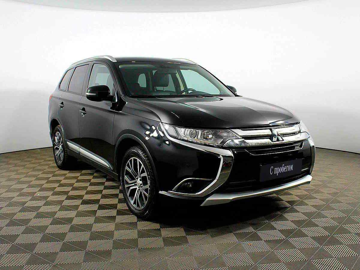 Mitsubishi Outlander, Черный, 2016, Вариатор, 146 л.с., цена от 1 377 000 руб.