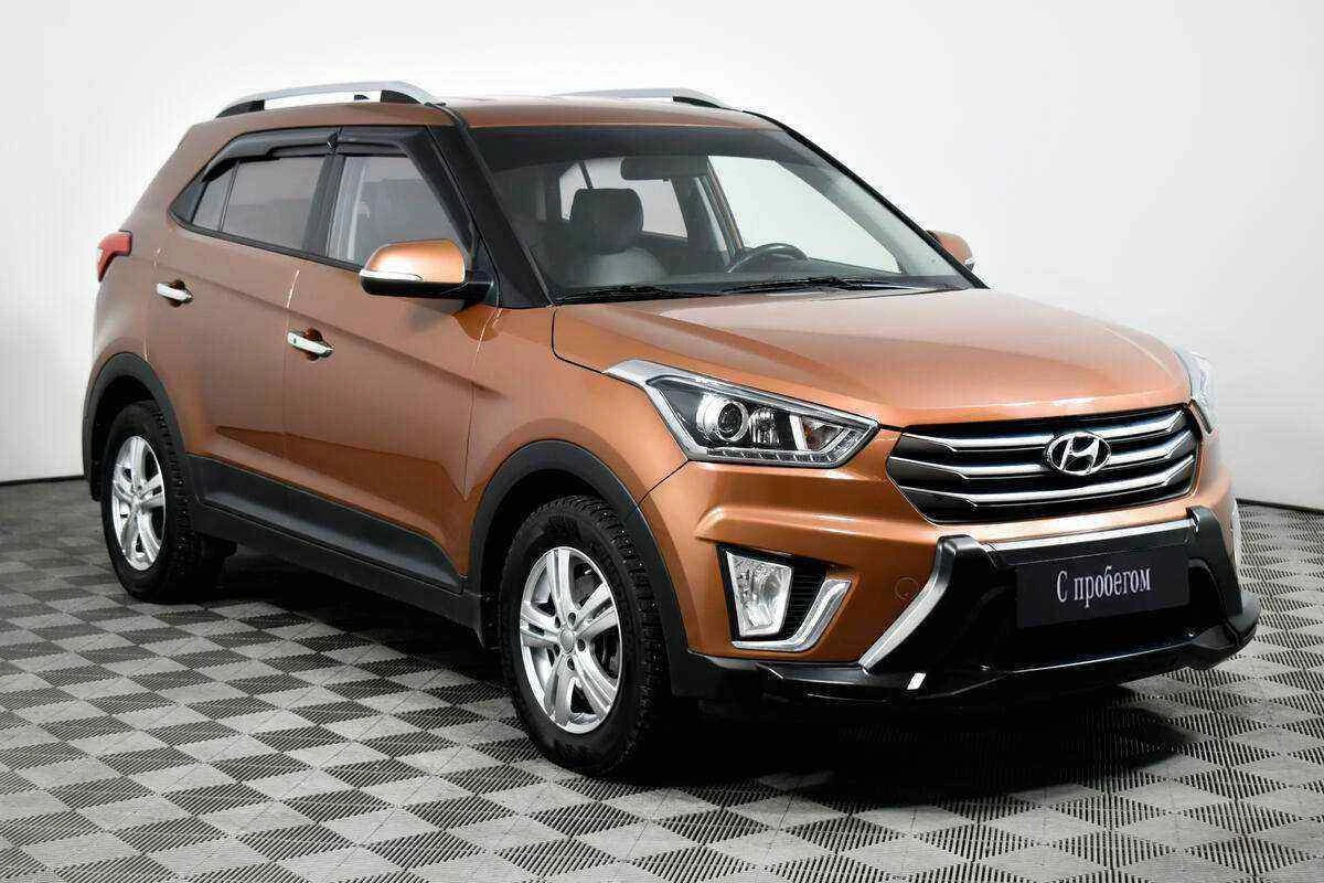 Hyundai Creta, Оранжевый, 2018, Автоматическая, 123 л.с., цена от 1 119 000 руб.
