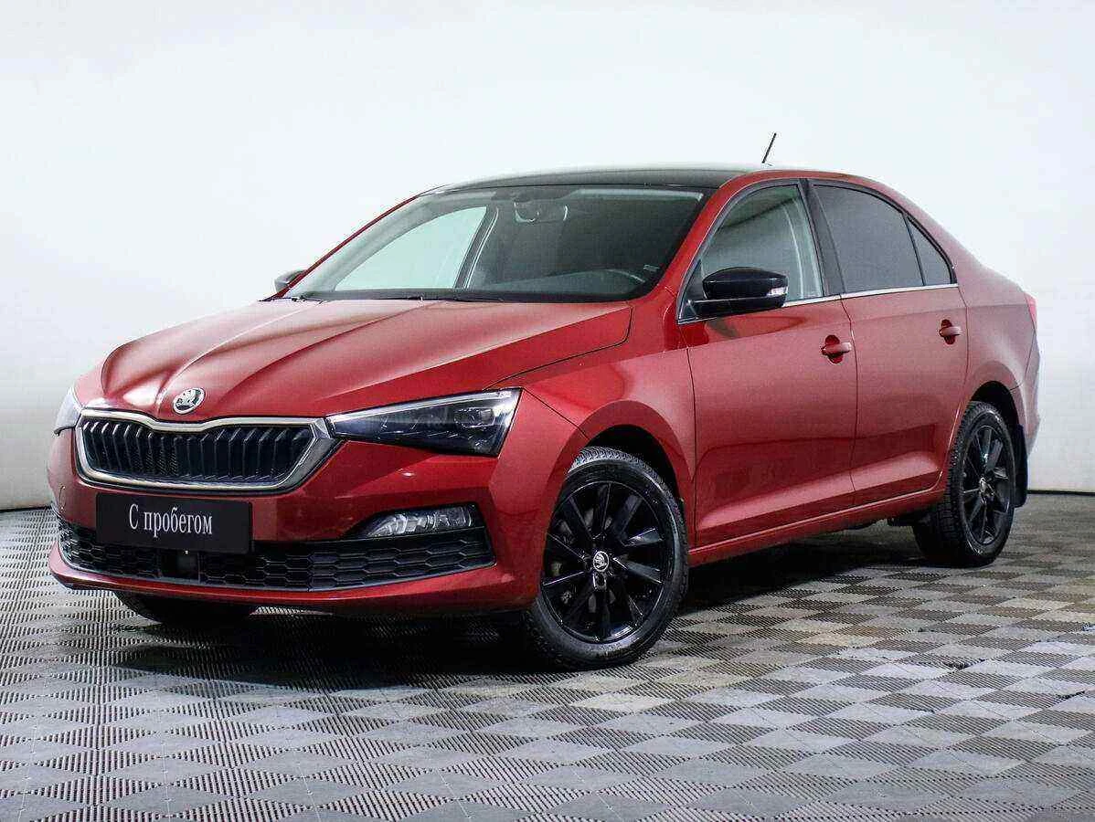 Skoda Rapid, Красный, 2020, Автоматическая, 110 л.с., цена от 840 000 руб.
