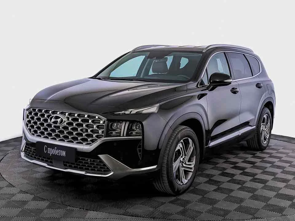 HYUNDAI SANTA FE, Черный, 2021, Робот, 199 л.с., цена от 2 872 000 руб.