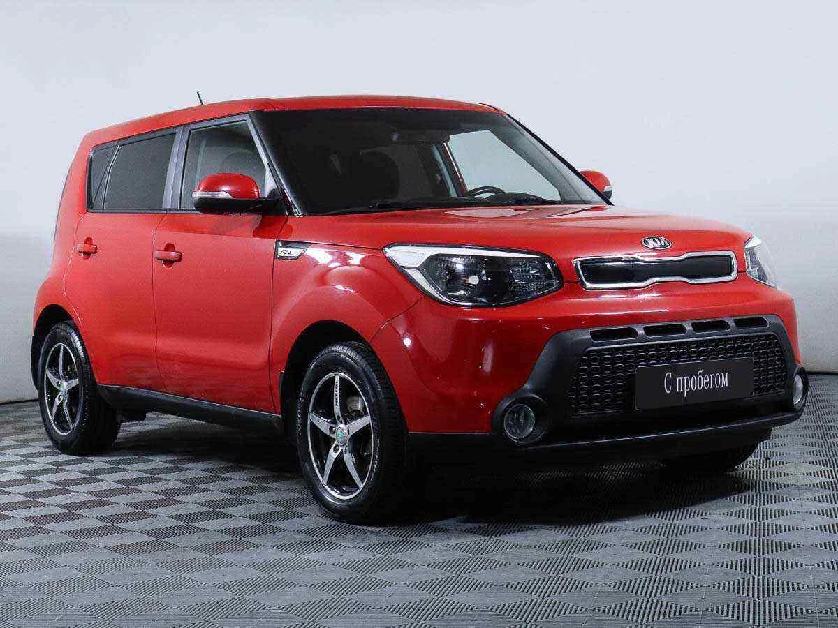 KIA Soul, Красный, 2016, Автоматическая, 124 л.с., цена от 1 040 000 руб.