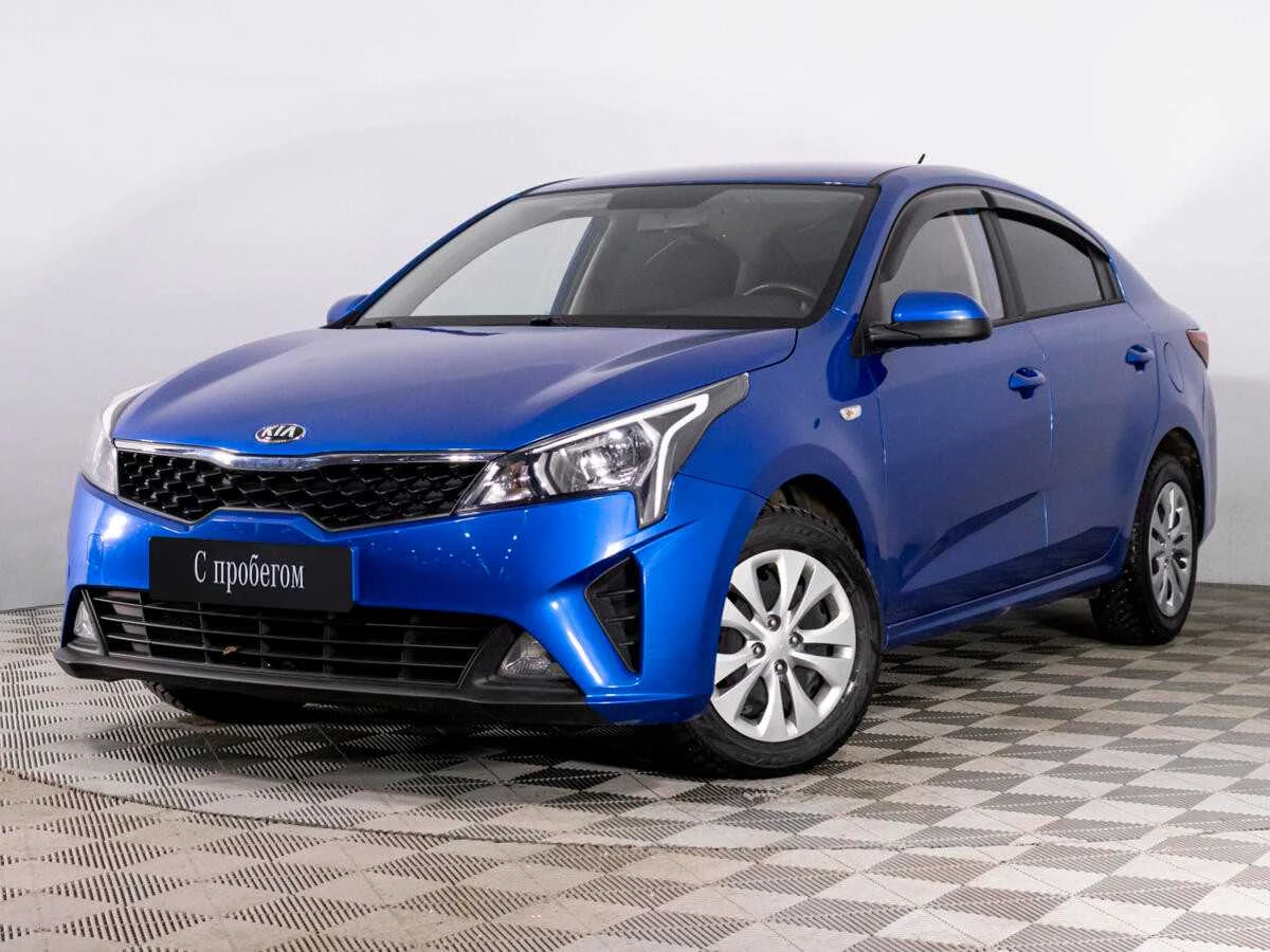 KIA RIO, Синий, 2020, Автоматическая, 123 л.с., цена от 1 040 000 руб.