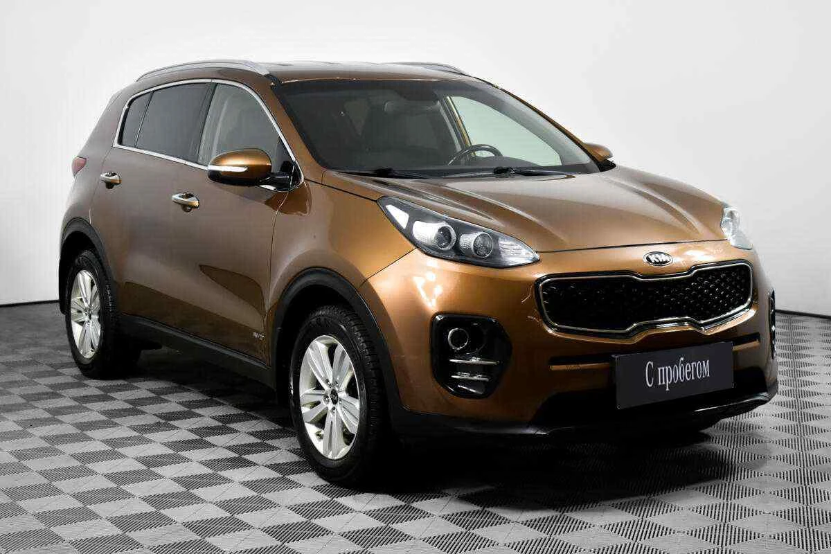 KIA Sportage, Золотой, 2018, Автоматическая, 150 л.с., цена от 1 498 000 руб.