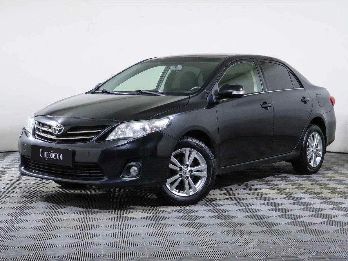 Toyota Corolla, Черный, 2012, Автоматическая, 124 л.с., цена от 722 000 руб.