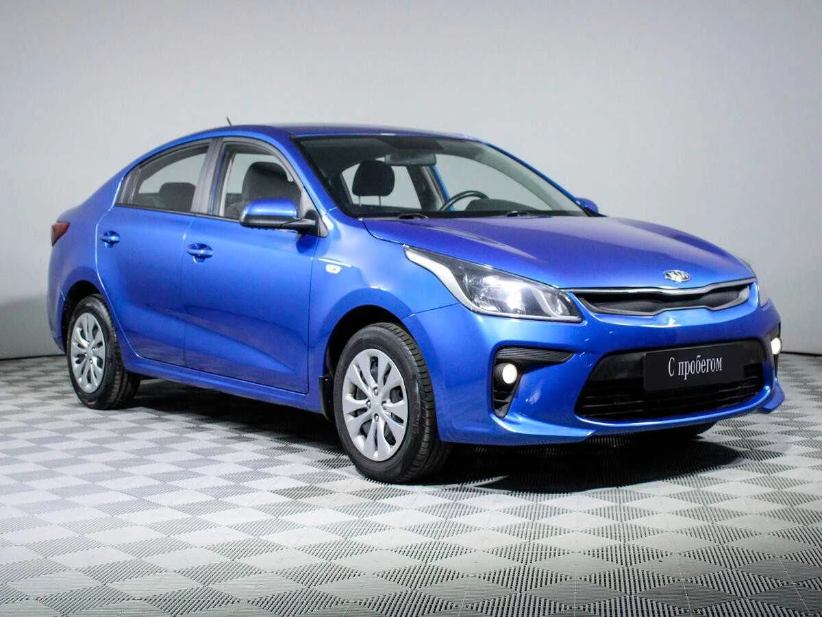 KIA RIO, Синий, 2020, Автоматическая, 123 л.с., цена от 864 000 руб.