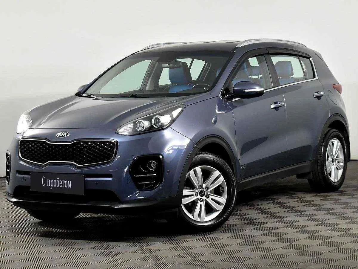 KIA Sportage, Синий, 2016, Автоматическая, 150 л.с., цена от 1 379 000 руб.