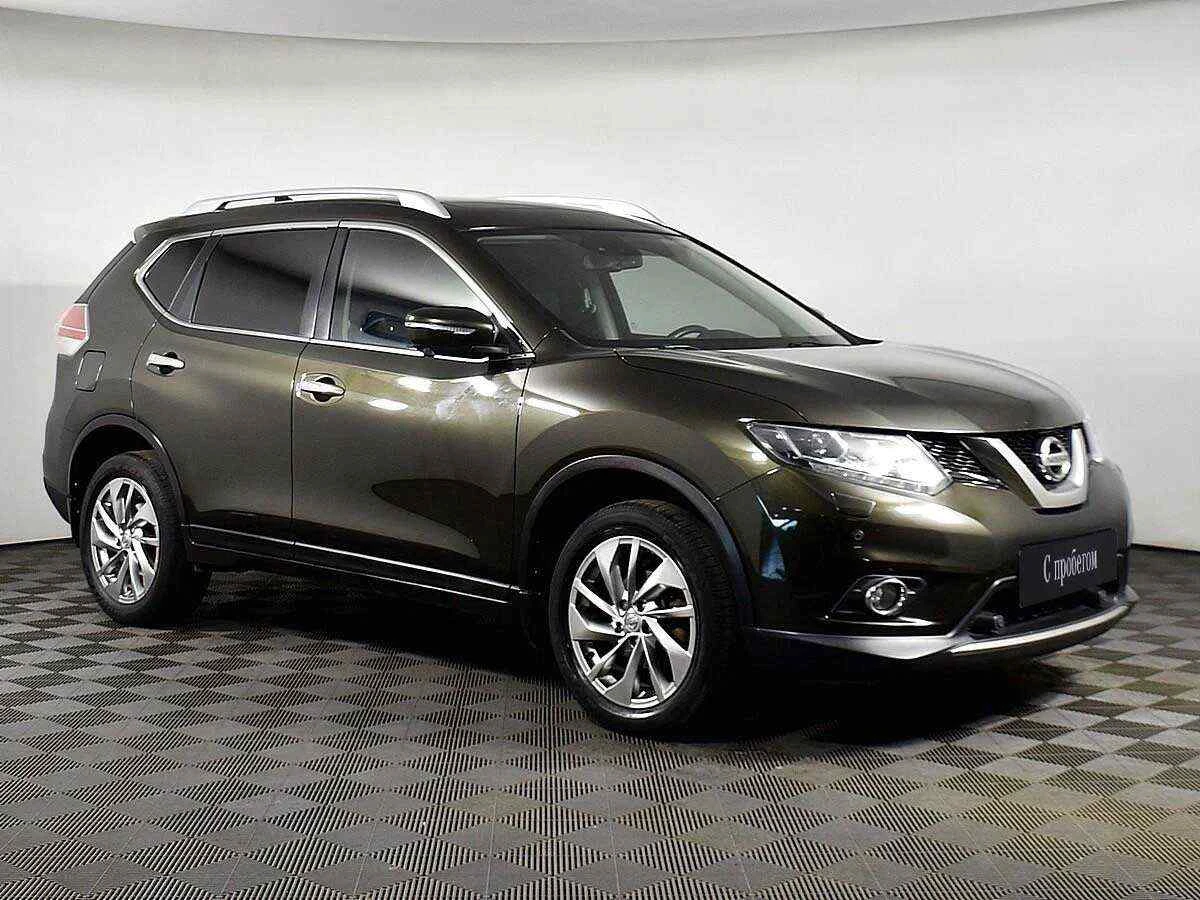 Nissan X-Trail, Зеленый, 2017, Вариатор, 144 л.с., цена от 1 233 000 руб.