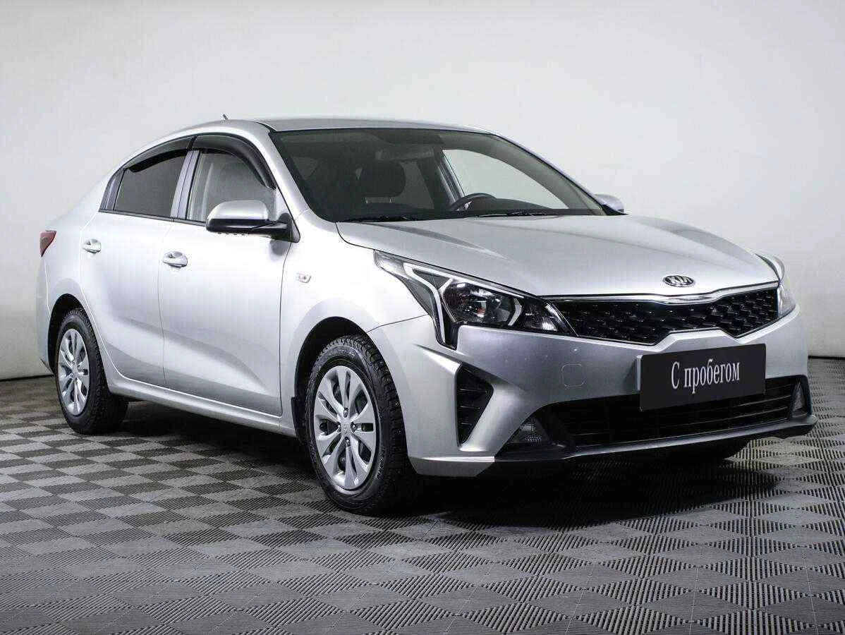 KIA Rio, Серебряный, 2021, Автоматическая, 123 л.с., цена от 1 119 000 руб.